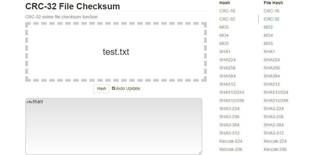 CRC32 Python C 文件计算_crc32在线计算-CSDN博客