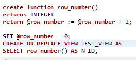 MySQL–ROW_NUMBER