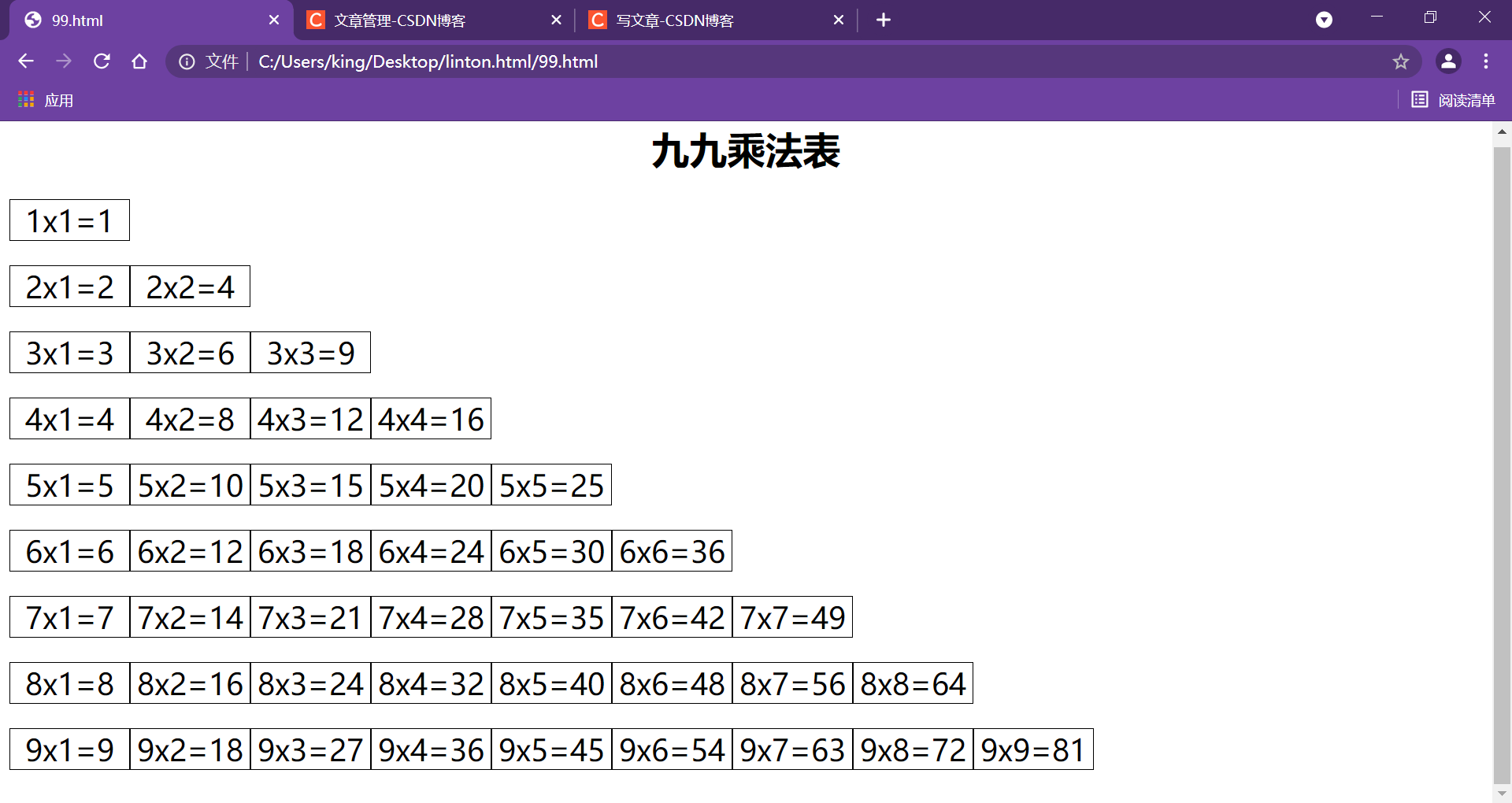 Python Jiujiu Multiplication Table Full Release - Programmer Sought