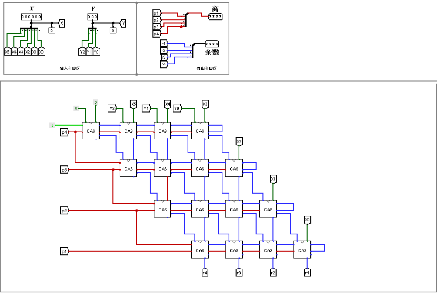 logism电路仿真实验(三)——串行加减法器、先行进位加法器、阵列乘除法器、ALU运算器组成实验_8位串行加法器电路设计logisim-CSDN博客