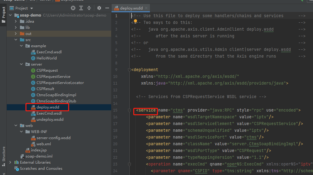 IDEA利用自带Axis工具和wsdl文件反向生成服务端客户端代码详细流程_idea wsdlCSDN博客