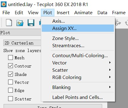 tecplot改变x轴y轴