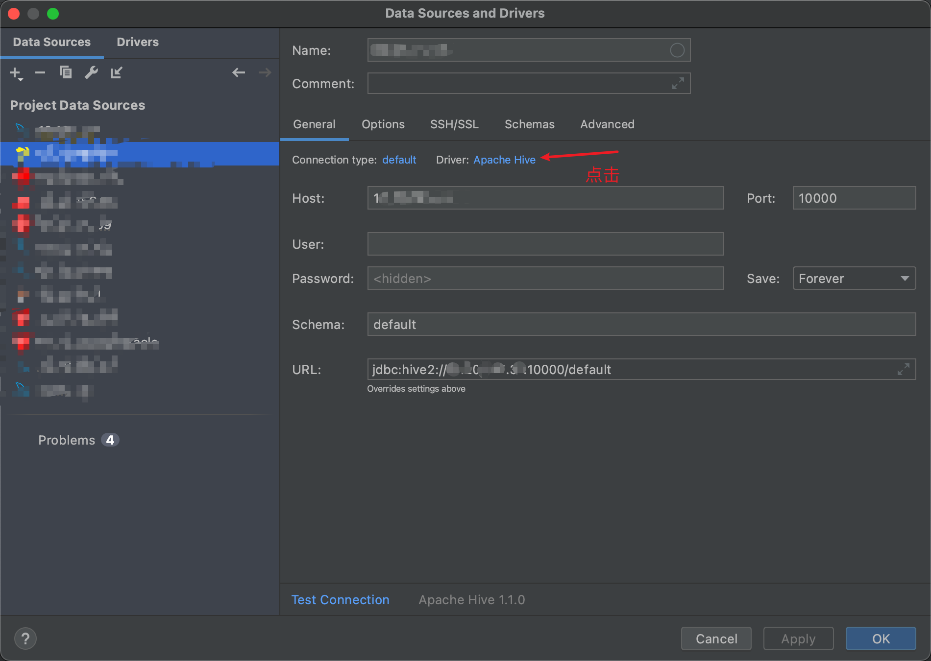 Hive 安装 以及使用 DataGrip 连接 Hive_datagrip hive udfCSDN博客