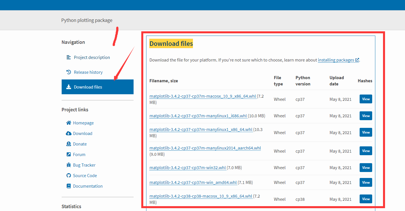 Download files