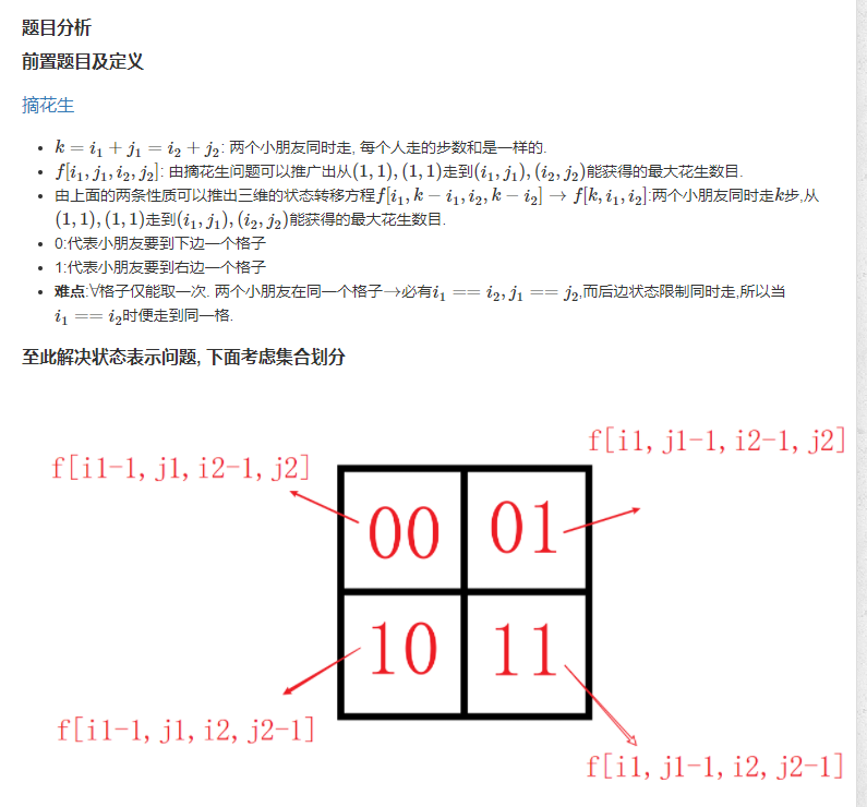 方格取数（局部最优解与全局最优解的思路