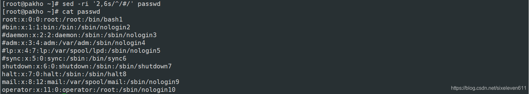 shell脚本——sed详细介绍(包含应用案例)_sed -i命令-CSDN博客