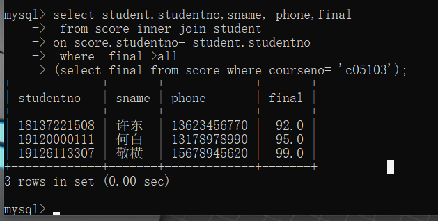 MySql（二）_将student表中1999年以后出生的学生记录添加到stud表中-CSDN博客