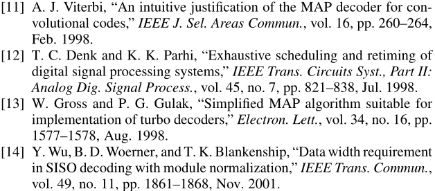 High-Speed Recursion Architectures for Turbo Decoders