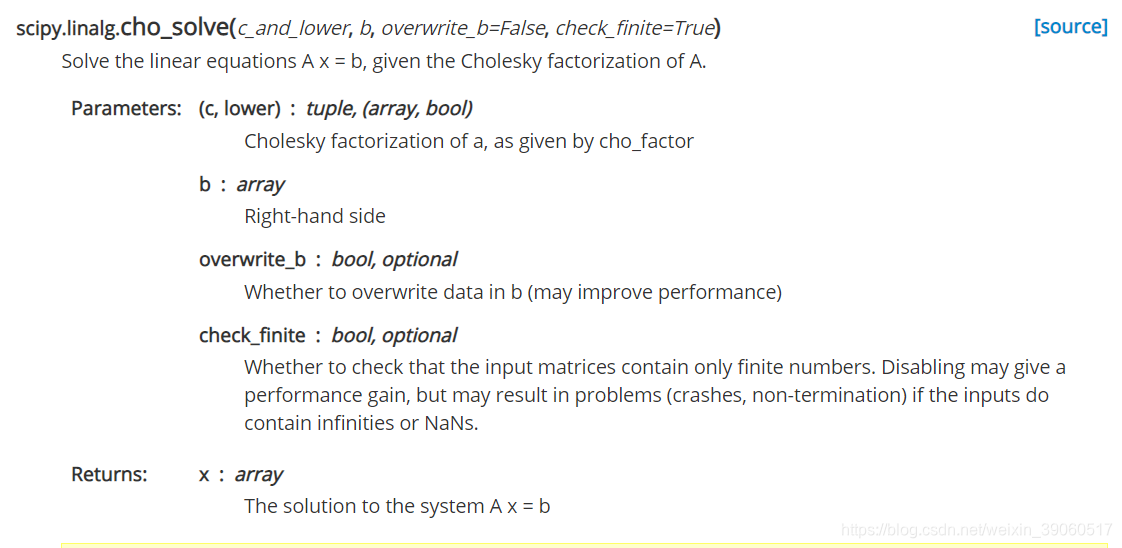 Scipy linalg cho factor scipy linalg cho solve CSDN Scipy linalg cho factor scipy linalg cho solve csdn