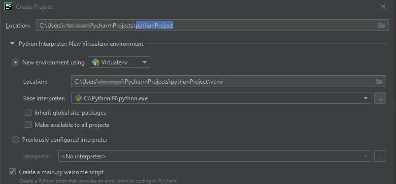 python-skill-pycharm-virtualenv-pipenv-conda-hhvic