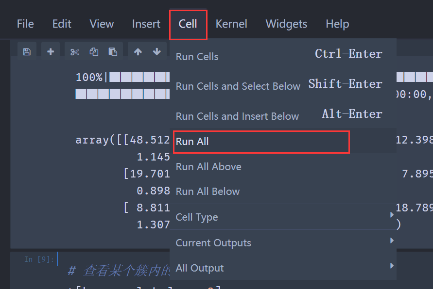 关于jupyter Notebook的基本使用_jupiter Notebool 选中一行-CSDN博客