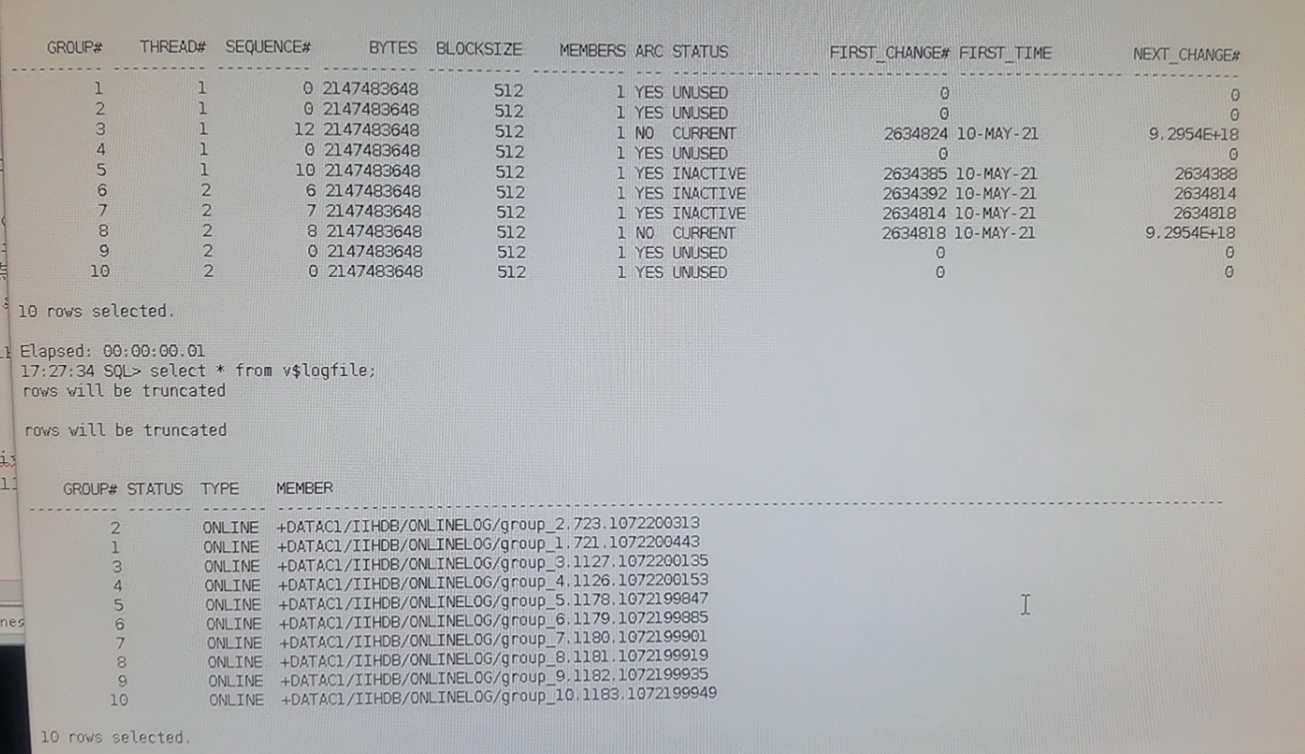 DBA进阶（四）oracle rac环境下对redo log的调整_rac添加redoCSDN博客