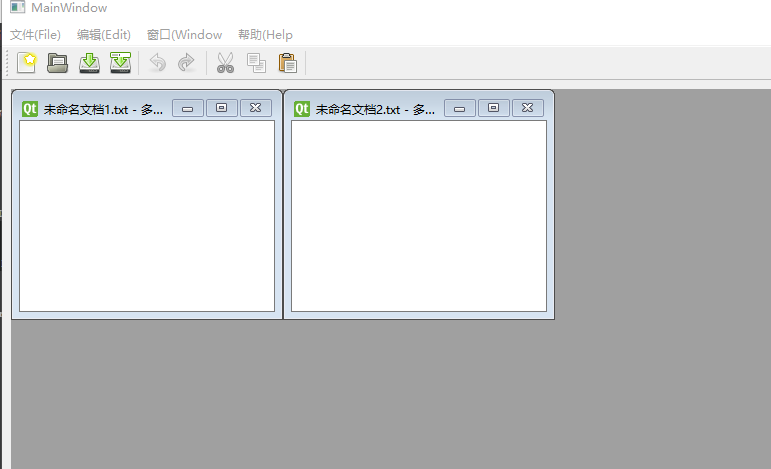 Qt 示例之多文档编辑器