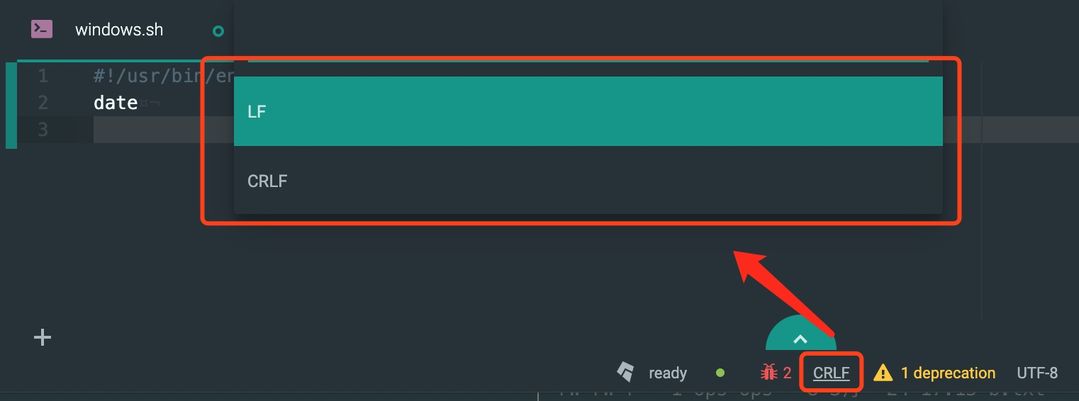 Unix\Linux 执行 shell 报错：“‘\r‘ 未找到命令” 的解决办法_ascii text, with cr, lf