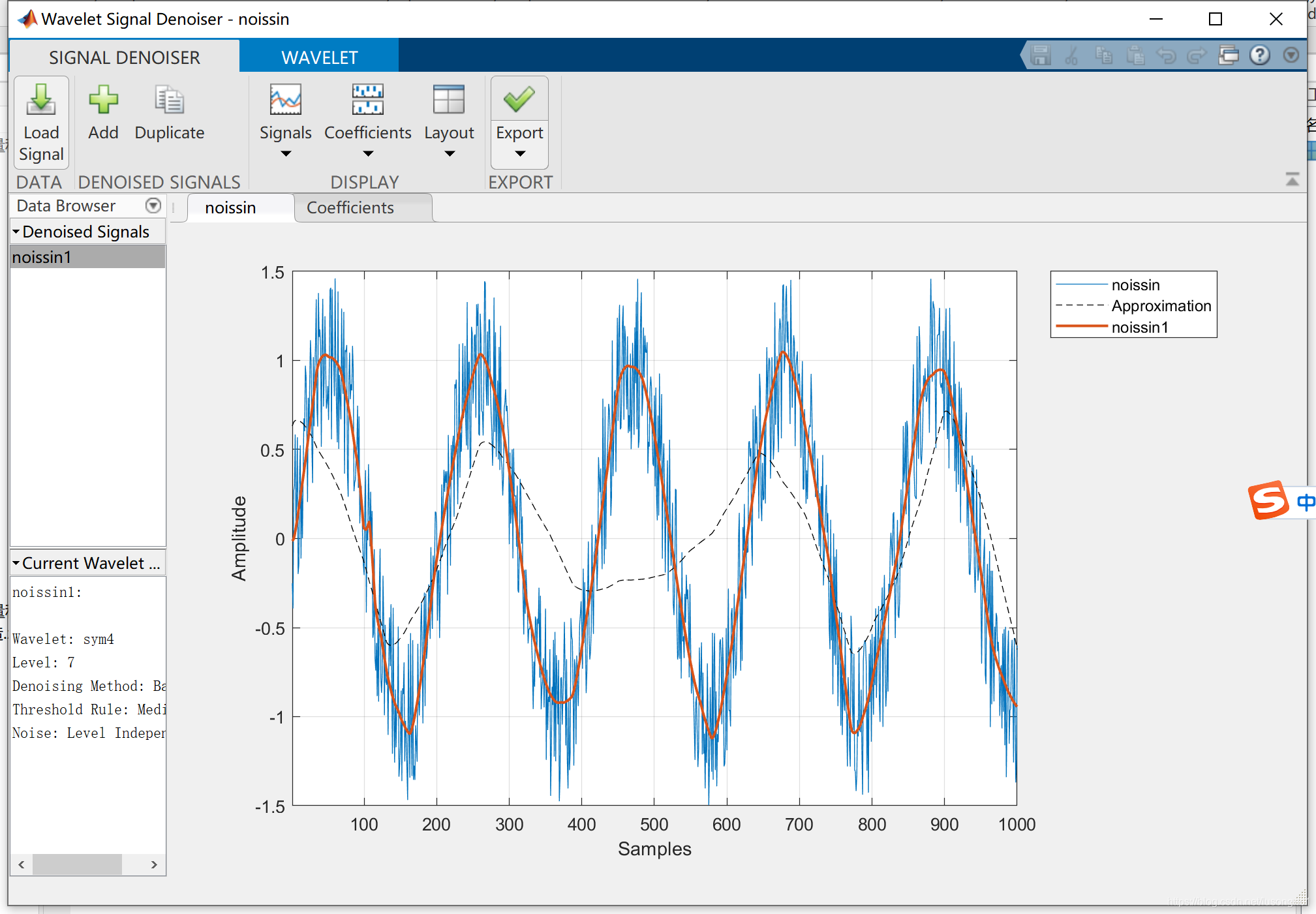 【小波分析】五、MATLAB 小波工具箱的使用_wavelet analyzer-CSDN博客