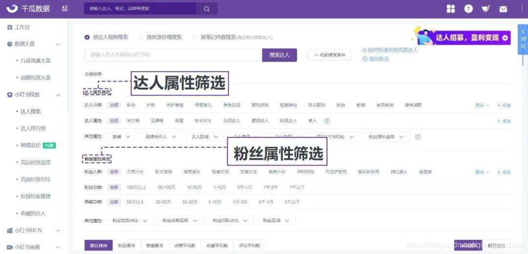 千瓜数据-达人搜索