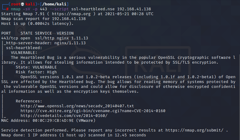 (CVE-2014-0160) OpenSSL 心脏滴血漏洞