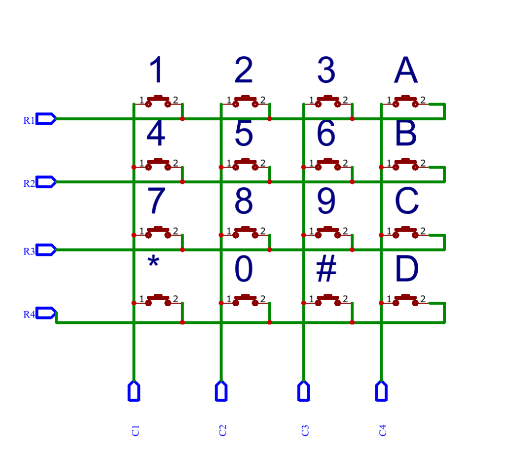 将I2C与4×4矩阵键盘配合使用_i2c 键盘-CSDN博客