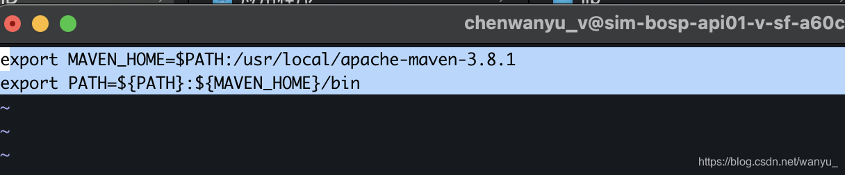 MAC Maven JoJo CSDN