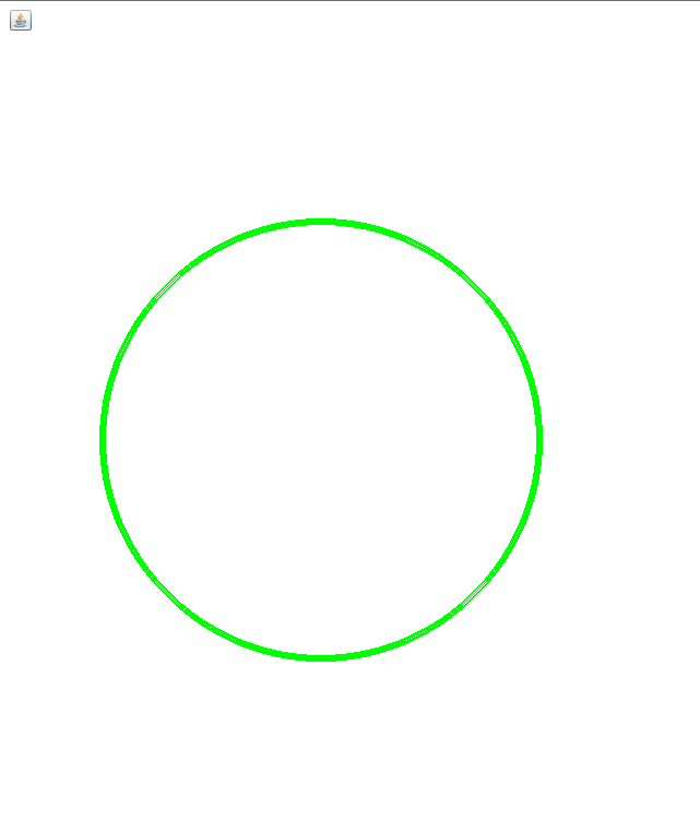 计算机图形学实验一中点算法绘制圆