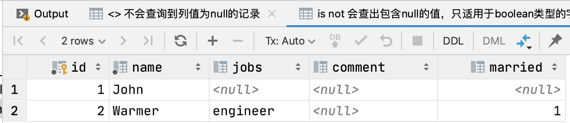 MySQL中!=、＜＞和 is not 的区别_mysql is not-CSDN博客
