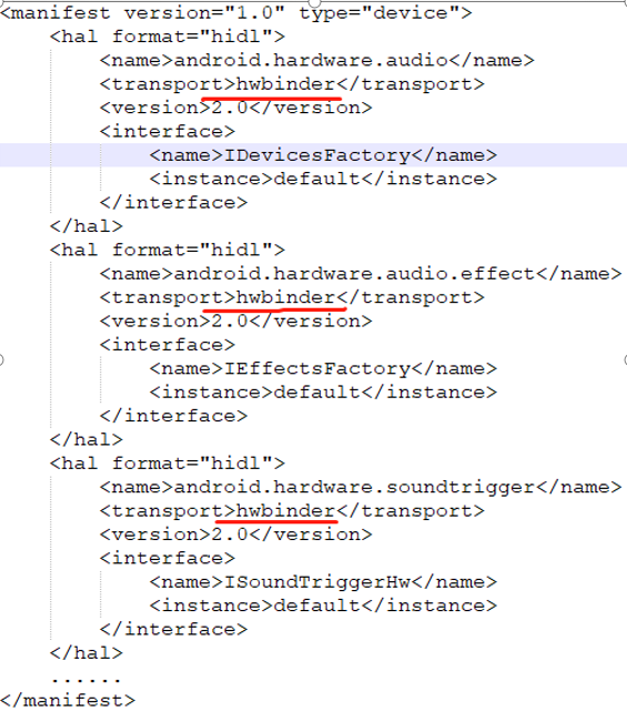 Android Framework源码解读 Audio audioserver启动流程(2) HIDL_android
