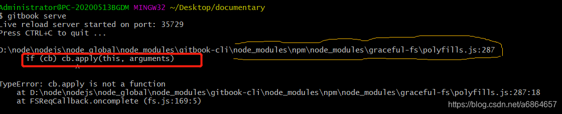 gitbook 常见问题解决 gitbook: command not found node、if (cb) cb.apply(this, arguments)、gitbook导出html无法跳转