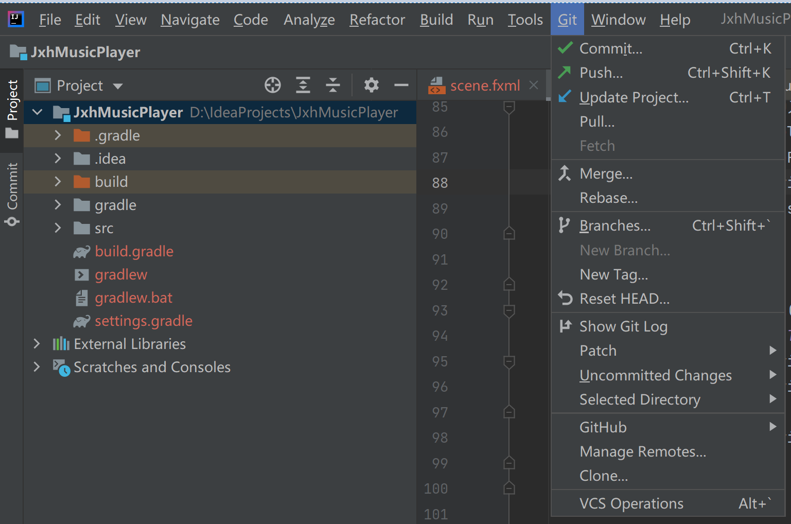 Как залить проект на github intellij idea