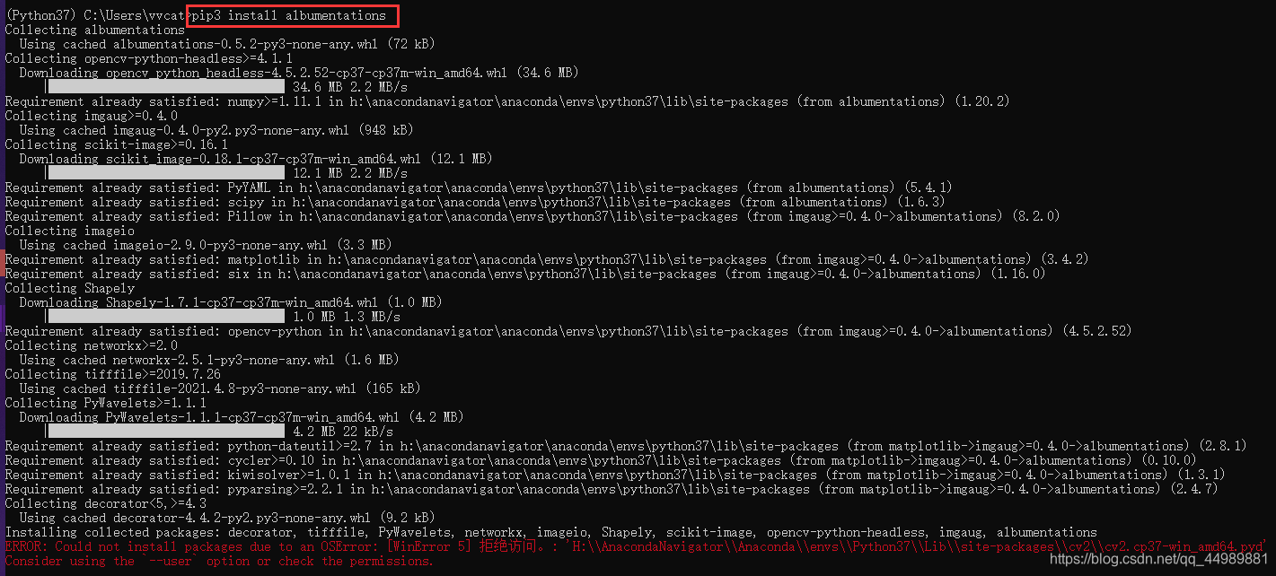 Python Albumentations Performance albumentations 安装_安装albumentations-CSDN博客