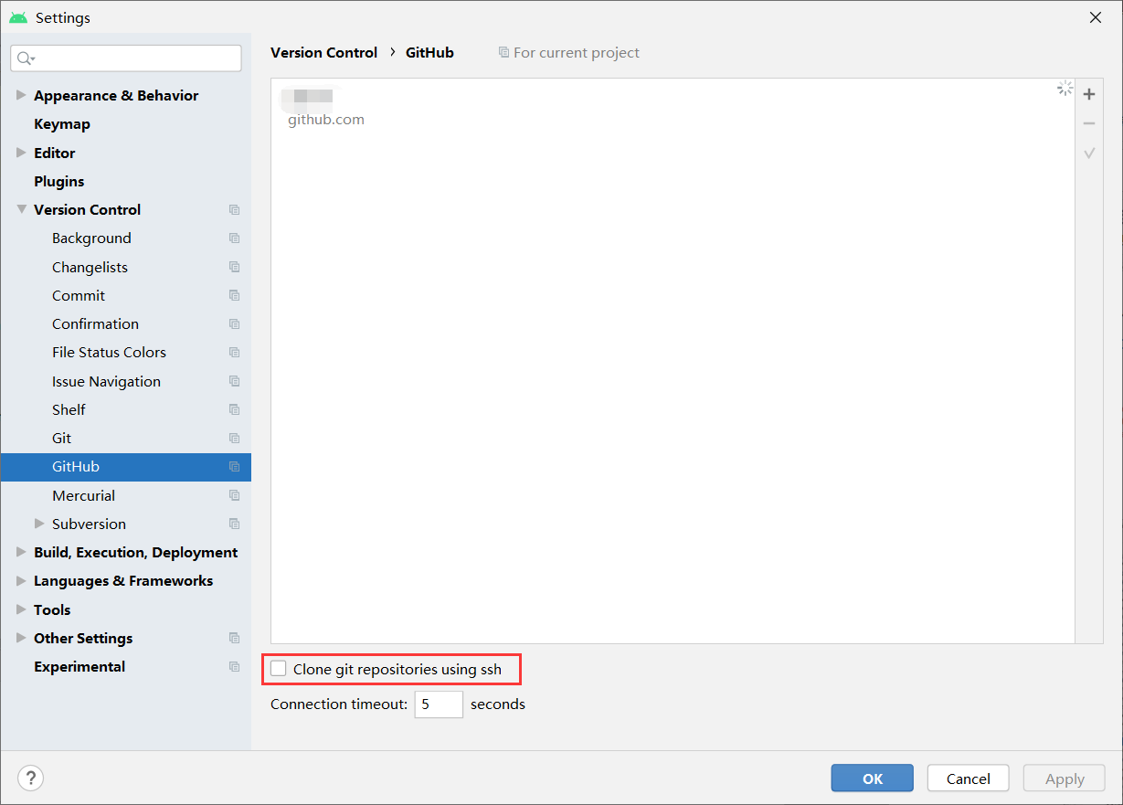 Android Studio 关联并使用 GitHub(感觉把所有的错误都经历了一遍~~ )_androidstudio在xml文件中使用 ...