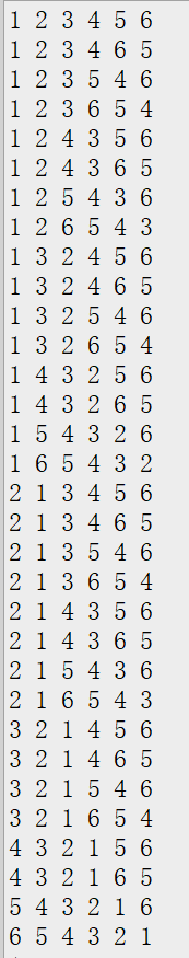 Codeforces Round #715 (Div. 1) B. Almost Sorted  找规律