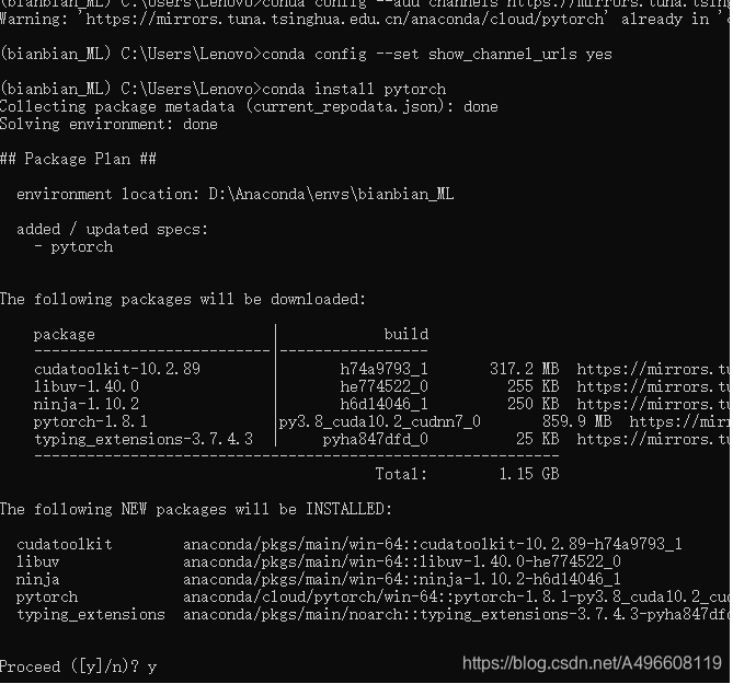 Windows安装Anaconda+Pycharm+机器学习基础环境(pandas、opencv、matplotlib、pytorch ...