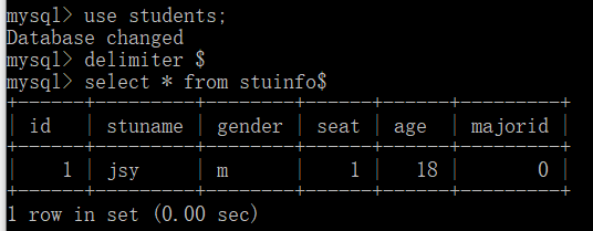 sqlyog使用delimiter分隔符设置结束标记中遇到no query(s)were