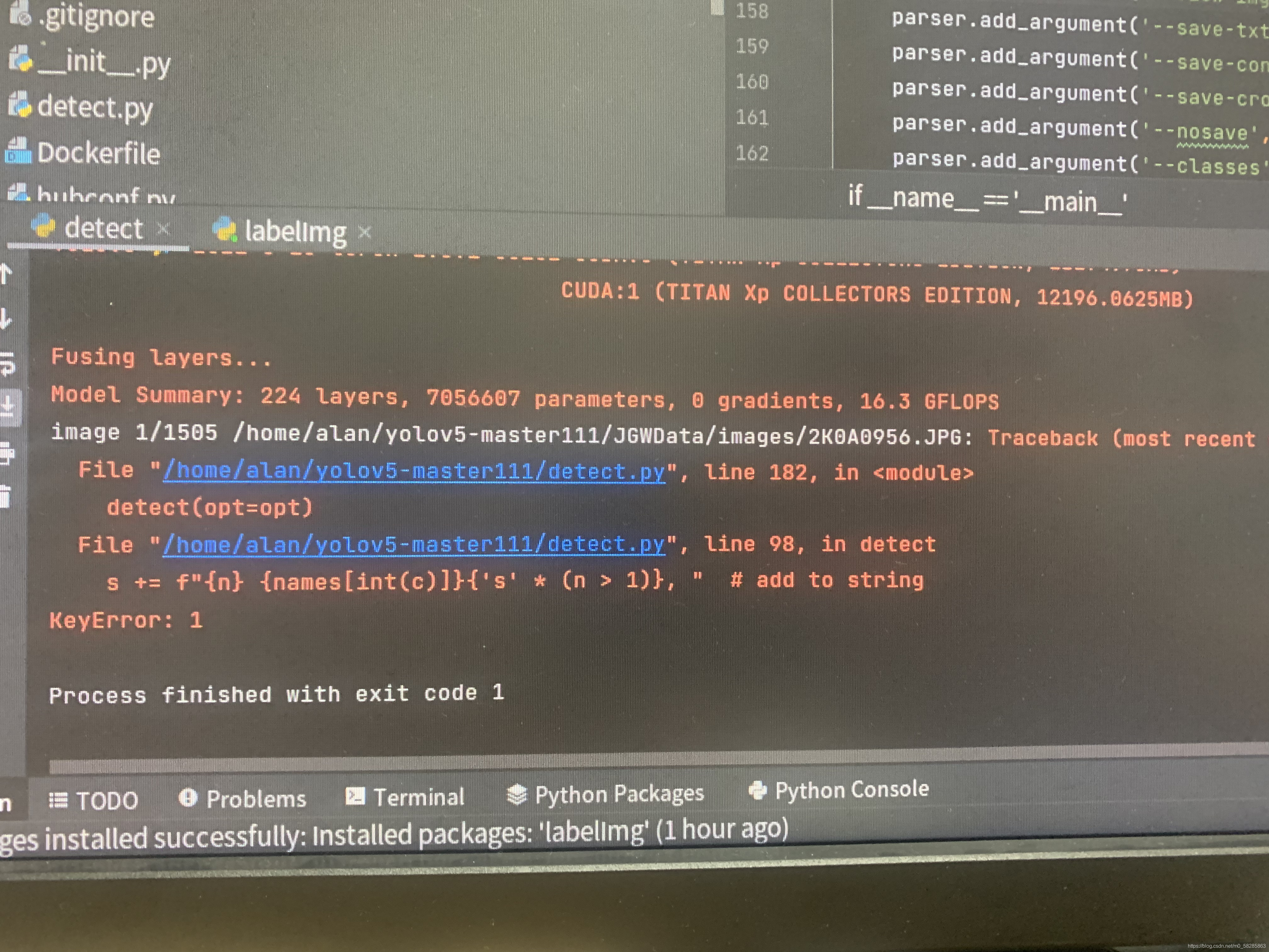 Yolov5 Detect Py报错 程序员资料 Yolov5 Detect Py报错 程序员资料