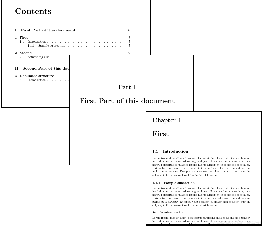 LaTeX 章节 Sections Chapters_latex chapter-CSDN博客