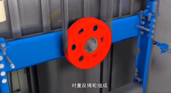 对重反绳轮