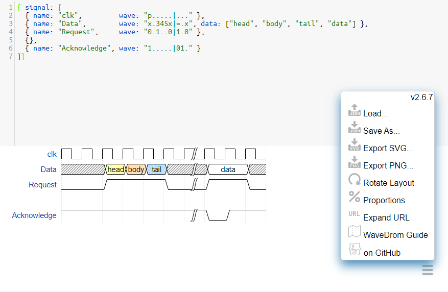 (一)WaveDrom 数字时序图渲染引擎_wavedrom绘制寄存器图教程-CSDN博客