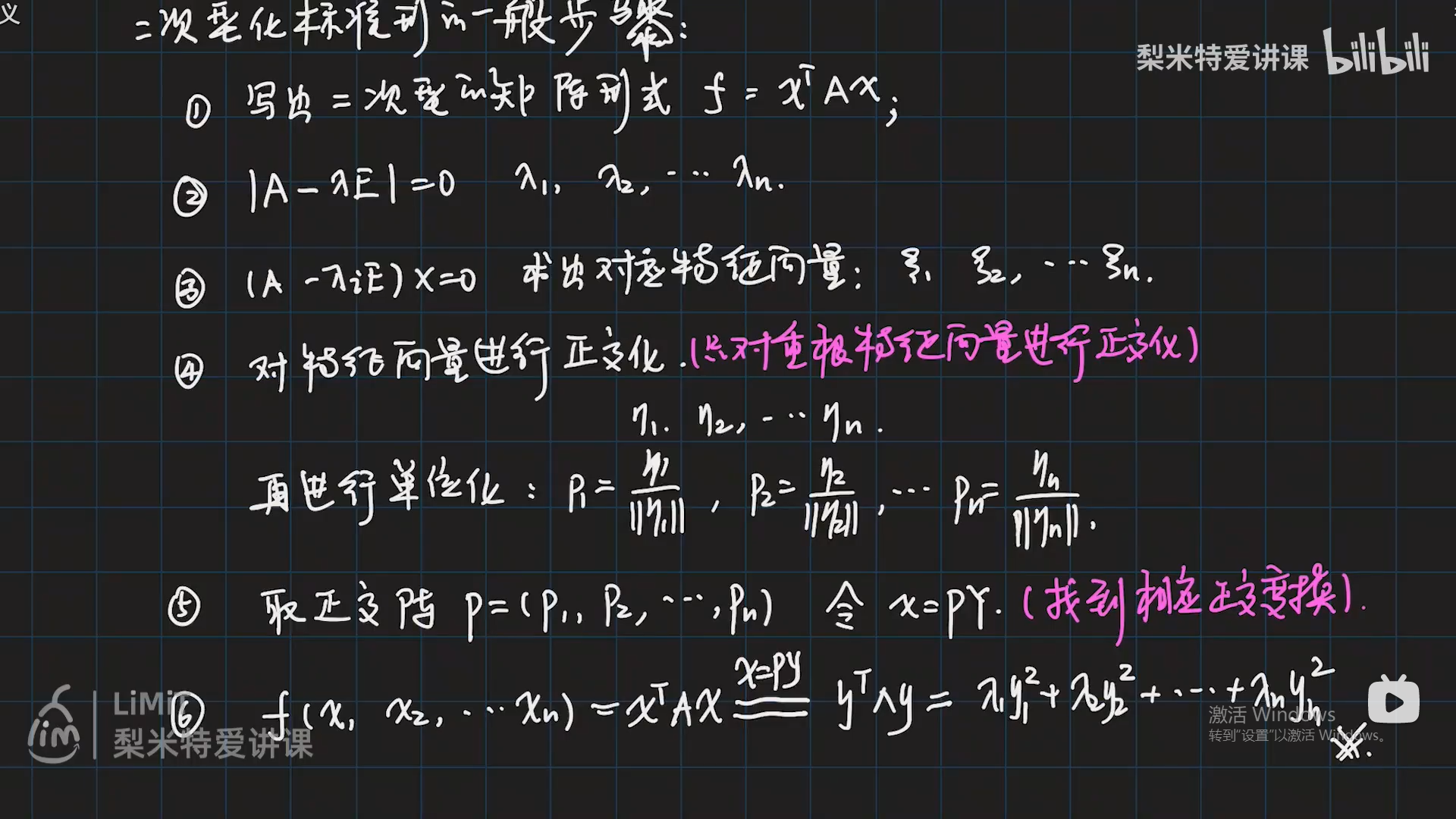 线性代数 二次型的标准形 菜鸟的博客 程序员宝宝 程序员宝宝