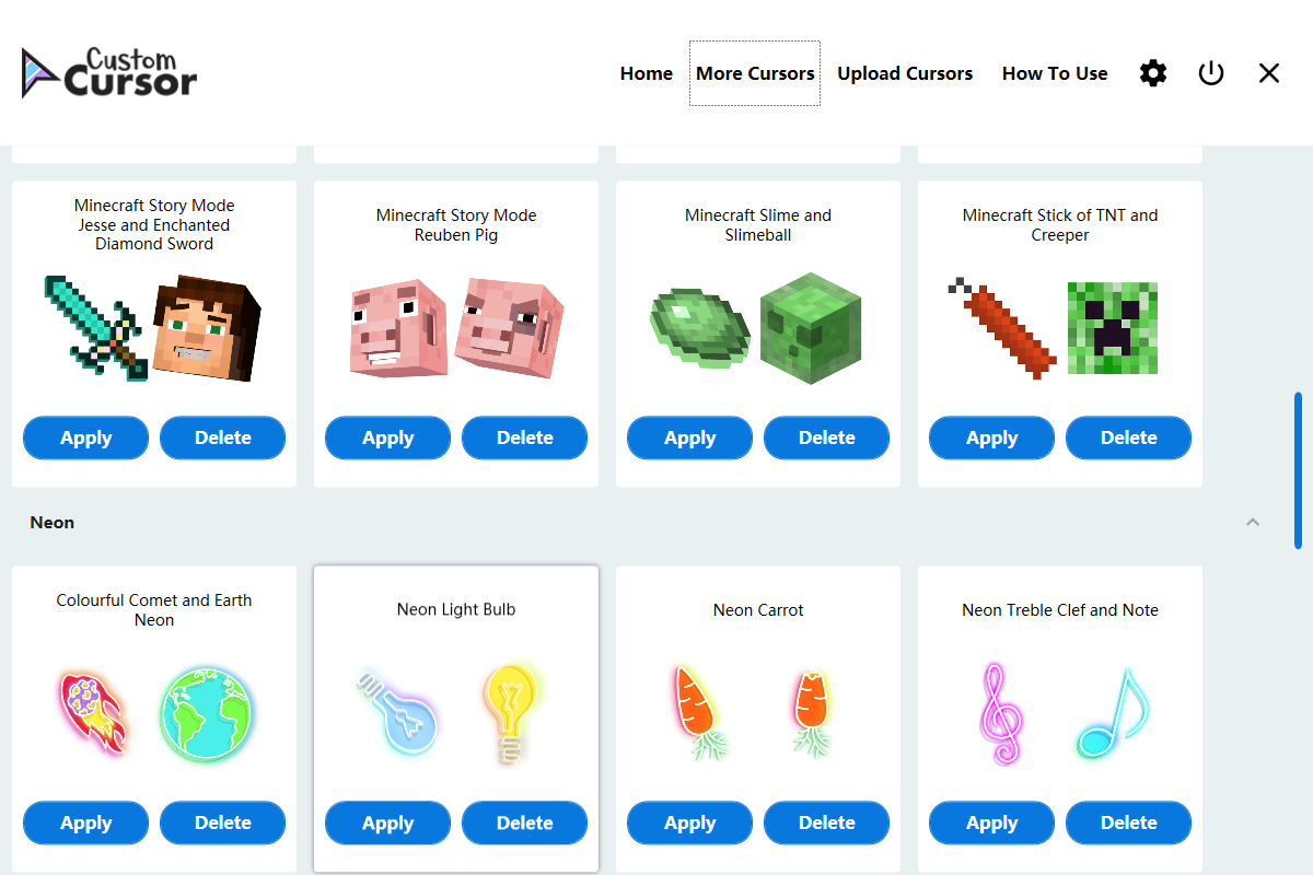 Minecraft Slime and Slimeball cursor – Custom Cursor