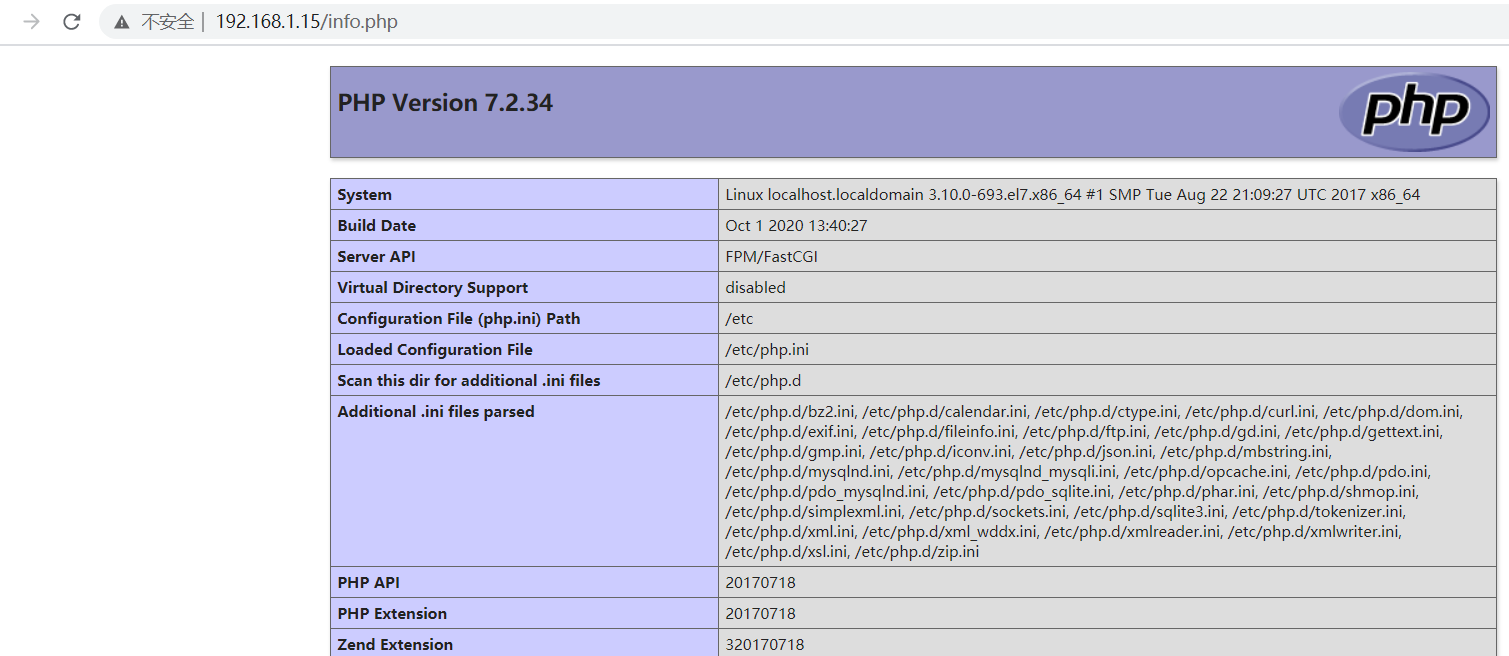 Centos7 install php7.2 and configures in Nginx - Programmer Sought