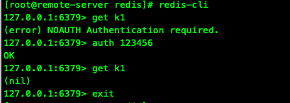A password is required to connect to Redis