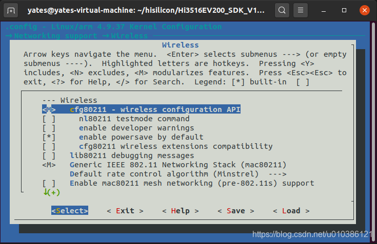 打开wireless配置