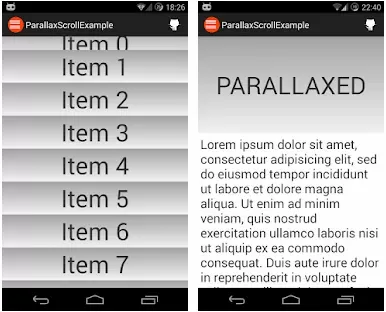 Android ScrollView、NestedScrollView、Horizo​​ntalScrollView 等