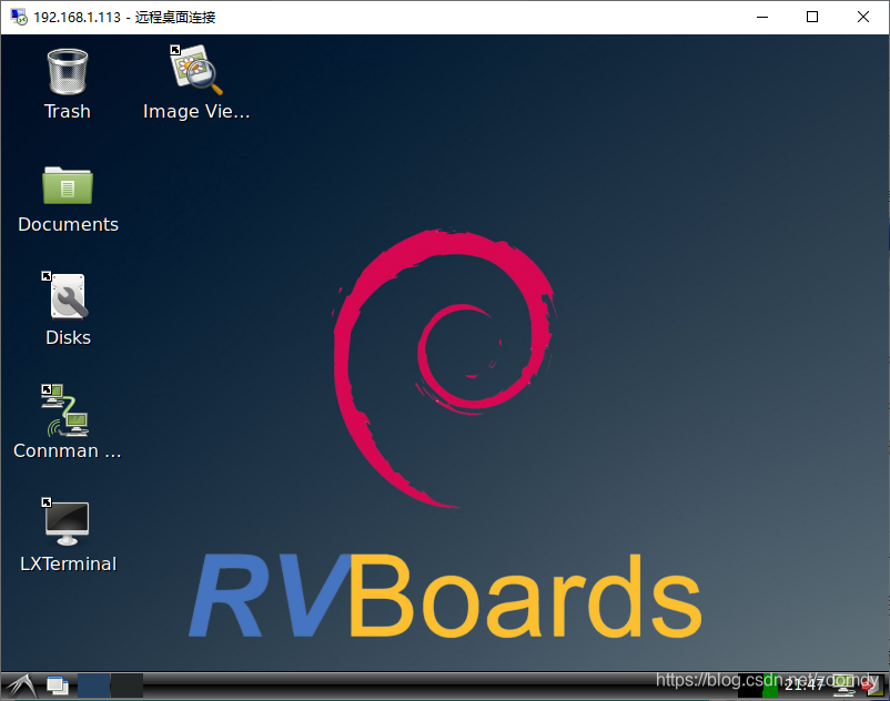 使用 xrdp 远程桌面连接 RVBoards D1 哪吒开发板的桌面系统 lxde