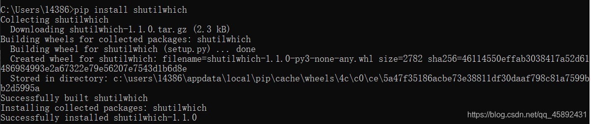 python关于shutil库的安装_no matching distribution found for shutil-CSDN博客