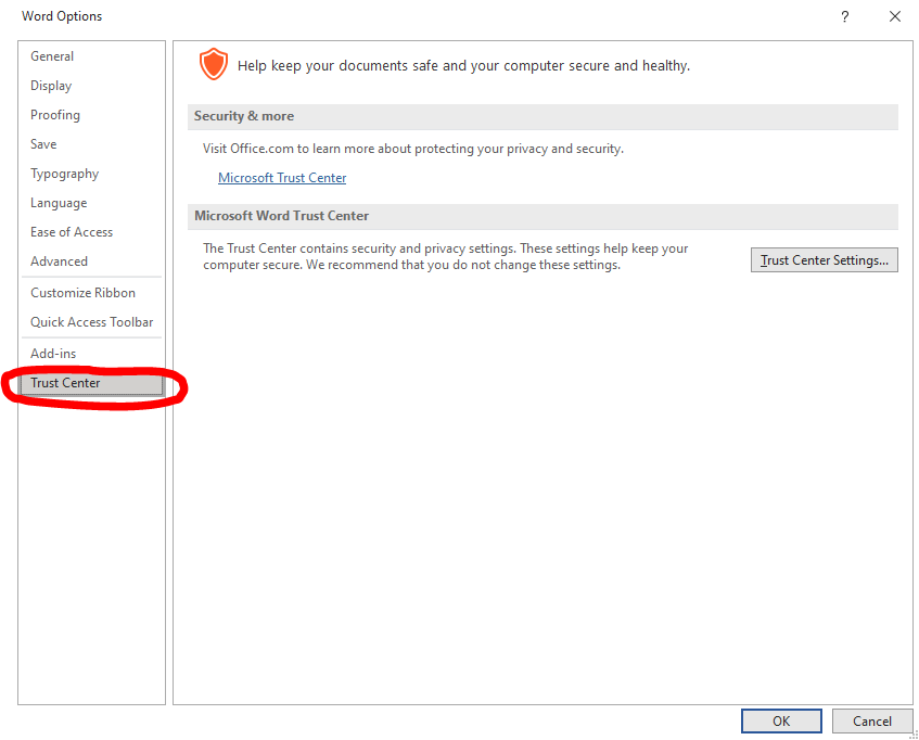 Word 如何关闭 “Macros have been disabled”CSDN博客