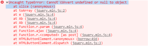  jquery min js 4 Uncaught Typeerror o datatype p CSDN 