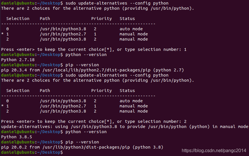 Ubuntu20.04安装python2和python3及版本配置_ubuntu 20.04 python3-CSDN博客