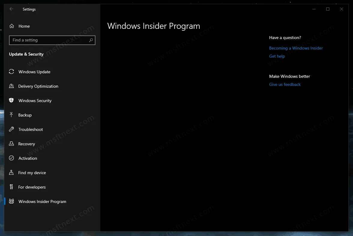 修复windows设置项空白页面 更新 预览体验计划页面 Kingbin的博客 Csdn博客